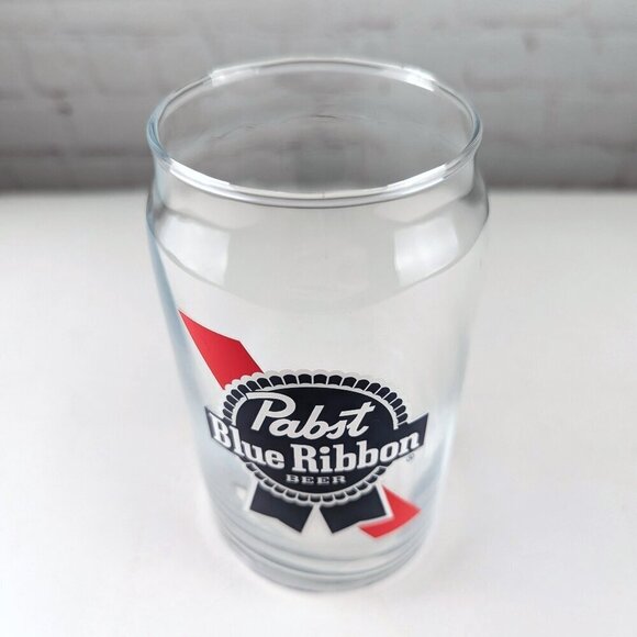 Pabst Blue Ribbon Beer Can-Shaped Drinking Glass - Picture 4 of 7
